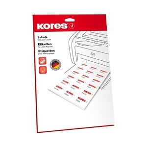 Kores Universal-Power-Etiketten, 105 x 48 mm, weiß