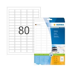 HERMA Universal-Etiketten PREMIUM, 35,6 x 16,9 mm, weiß