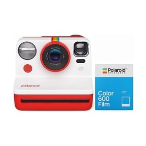 Polaroid Now Gen2 Kamera Rot + 600 Color Film 8x