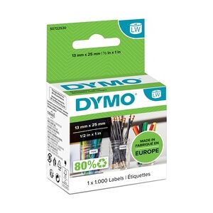 Dymo LabelWriter-Universal-Etiketten, 25 x 13 mm, weiß