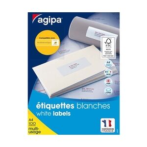 agipa Universal-Etiketten, 63,5 x 33,9 mm, weiß