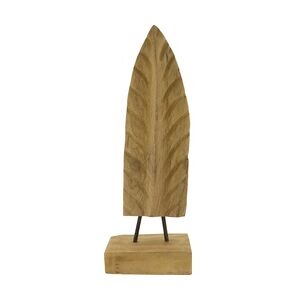 Dijk Natural Dijk Statue Blatt Teak 18 x 12 x 48 cm