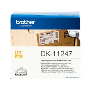 DK-11247 - Schwarz auf Weiß - 103 x 164 mm 180 Etikett(en) (1 Rolle(n) x 180) Etiketten - für QL-1050, QL-1060N, QL-1100 (DK11247) - Brother