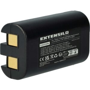 Extensilo - Akku Ersatz für Dymo 14430, 1758458, S0895880 für Drucker Kopierer Scanner Etiketten-Drucker (1000 mAh, 7,4 v, Li-Ion)