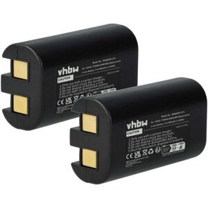 2x Akku kompatibel mit Dymo LabelManager PnP, 260, 260 p, 280 Drucker Kopierer Scanner Etiketten-Drucker (800 mAh, 7,4 v, Li-Ion) - Vhbw