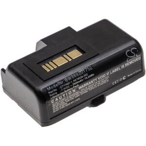 Akku Ersatz für Zebra AK18026-002, CT17497-1 für Drucker Kopierer Scanner Etiketten-Drucker (2600mAh, 7,4V, Li-Ion) - Vhbw