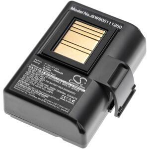 1x Akku kompatibel mit Zebra ZQ630 rfid, ZR628, ZR638 Drucker Kopierer Scanner Etiketten-Drucker (2600 mAh, 7,4 v, Li-Ion) - Vhbw