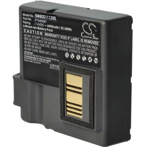 Akku Ersatz für Zebra BTRY-MPP-68MA1-01, P1040687 für Drucker Kopierer Scanner Etiketten-Drucker (4400 mAh, 7,4 v, Li-Ion) - Vhbw