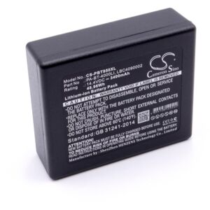 Li-Ion Akku 3400mAh (14.4V) kompatibel mit Drucker Kopierer Scanner Etiketten-Drucker Brother RuggedJet RJ4030, RJ4030-K, RJ4040, RJ4040-K - Vhbw