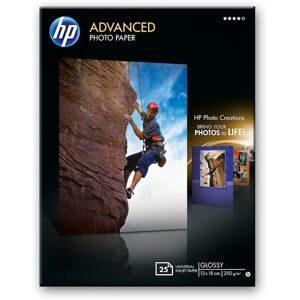 HP Q8696A Advanced Fotopapier hochglänzend, 25 Blatt, 13 x 18 cm, 250 g/qm