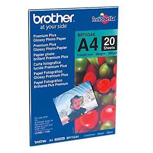 brother Foto-Papier Innobella Premium, DIN A4, 20 Blatt