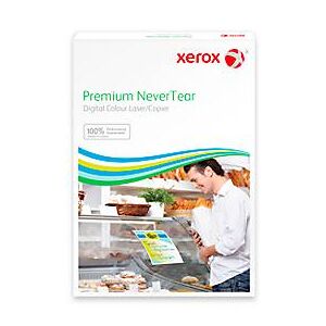 Klebefolie Xerox Premium NeverTear, A3, 53 µm, glänzend, weiß, 50 Blatt