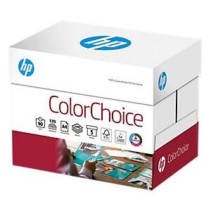 Kopierpapier Hewlett Packard ColorChoice, DIN A4, 90 g/m², hochweiß, 1 Karton = 5 x 500 Blatt