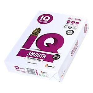 Kopierpapier Mondi IQ Smooth, DIN A4, 100 g/m², hochweiß, 1 Paket = 500 Blatt