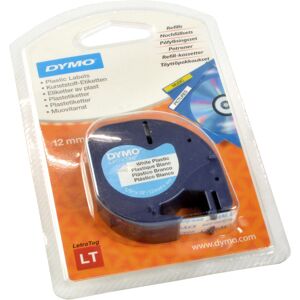 Dymo Originalband 91221  schwarz auf weiß  12mm x 4m  Plastik original