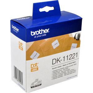 Brother PT Etiketten DK11221  weiss  23x23mm  1000 St. Rolle original