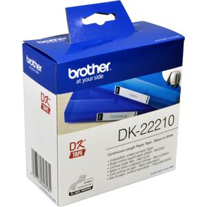 Brother PT Etiketten DK22210  weiss  29mm x 30,48m  Rolle original