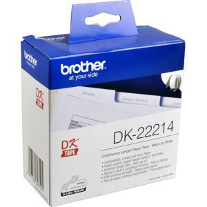 Brother PT Etiketten DK22214  weiss  12mm x 30,48m  Rolle original