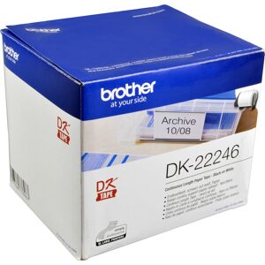 Brother PT Etiketten DK22246  weiss  103mm x 30,48m  Rolle original