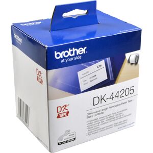 Brother PT Etiketten DK44205  weiss  62mm x 30,48m  Rolle  ablösbar original