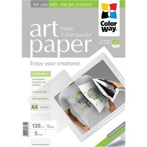 ColorWay ART   120 g/m²   A4   Photo Paper T-shirt transfer (white)