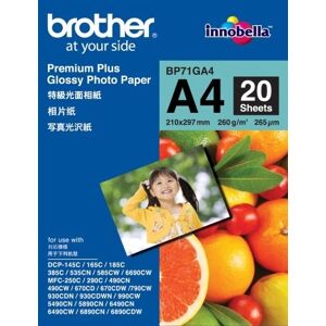 Brother Glossy Inkjet Fotopapir A4/260/20ark