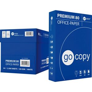 Go Paper Go Copy Premium 80 Kopipapir, A4/80g/500 Ark