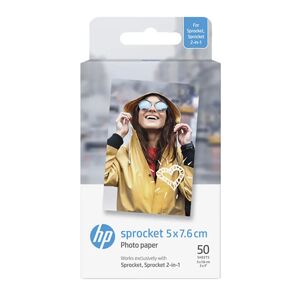HP Sprocket / Spocket 2-in-1 Fotopapir 5 x 7,6 cm - 50 Pack