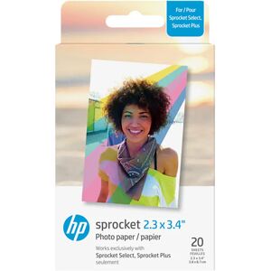 HP Sprocket Select / Sprocket Plus Fotopapir 5,8 x 8,7 cm - 20 Pack