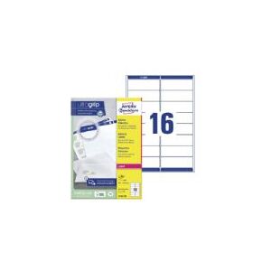 Adresseetiketter Avery Zweckform L7261-100 hvid 99,1x33,9 mm - (16 stk. x 100 ark)