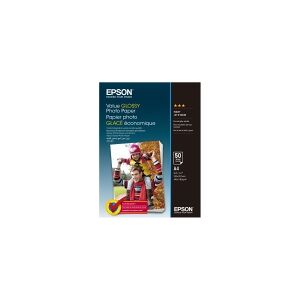 Epson Value - Skinnende - A4 (210 x 297 mm) - 183 g/m² - 50 ark fotopapir - for Epson L382, L386, L486  Expression Home HD XP-15000  Expression Premi