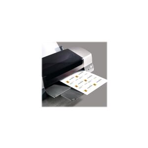 Sigel DP839 - Mikroperforeret - skinnende hvid - 85 x 55 mm - 200 g/m² - 150 kort (15 ark x 10) visitkort