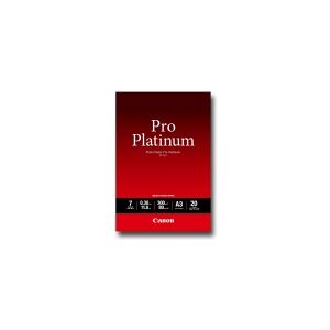 Canon Photo Paper Pro Platinum - A3 (297 x 420 mm) - 300 g/m² - 20 ark fotopapir - for PIXMA Pro9000, Pro9500