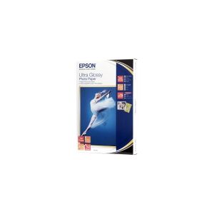 Epson Ultra Glossy Photo Paper - Skinnende - 100 x 150 mm 50 ark fotopapir - for EcoTank ET-1810, 2810, 2811, 2814, 2815, 2820, 2825, 2826, 2850, 2851, 2856, 4800, 4850