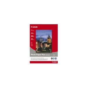 Canon Photo Paper Plus SG-201 - Semi-skinnende - A3 (297 x 420 mm) - 260 g/m² - 20 ark fotopapir - for i6500, 9100, 9950  PIXMA iX4000, iX5000, iX7000, PRO-1, PRO-10, PRO-100