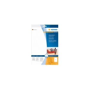 HERMA Special - Papir - skinnende - permanent selvklæbende - hvid - A4 (210 x 297 mm) - 120 g/m² - 10 etikette(r) adresseetiketter