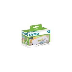 DYMO LabelWriter - Permanent klæbemiddel - blå, gul, grøn, pink - 28 x 89 mm 520 etikette(r) (4 rulle(r) x 130) adresseetiketter