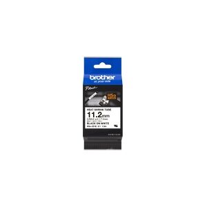 Brother HSe-231E - Sort på hvid - Rulle (1,12 cm x 1,5 m) 1 kassette(r) hængekasse - varmekrymperørtape - for P-Touch PT-D800W, PT-E300, PT-E300VP, PT-E550WVP, PT-P700, PT-P750W, PT-P900W, PT-P950NW