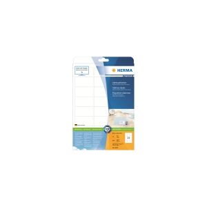 HERMA Premium - Selv-klæbende - hvidmatteret - 63.5 x 33.9 mm 600 etikette(r) (25 ark x 24) adresseetiketter