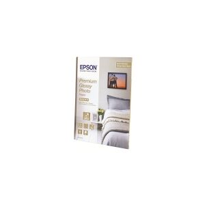 Epson Premium Glossy Photo Paper - Skinnende - 130 x 180 mm - 255 g/m² - 30 ark fotopapir - for EcoTank ET-1810, 2810, 2811, 2814, 2815, 2820, 2825, 2826, 2850, 2851, 2856, 4800, 4850