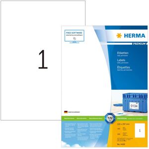 HERMA permanente etiketter PREMIUM A4 210x297 mm 100 ark