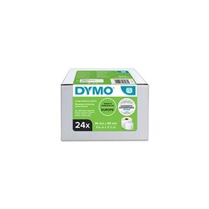 Dymo 13187 (S0722390) etiquetas de dirección 36 x 89mm (24 unidades)