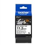 Brother HSe-231E cinta termorretráctil negro sobre blanco (12mm)