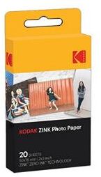 Kodak Papel fotográfico Kodak Zinc 20 hojas 50x76mm