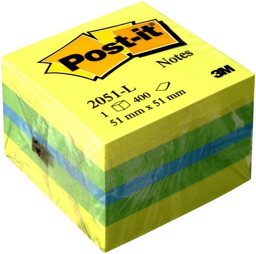 3M Notas adhesivas Post-It de 51x51 mm, amarillo