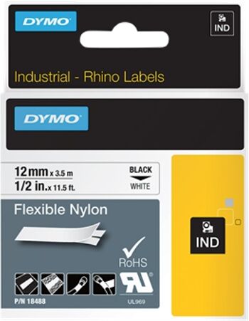 Dymo Cinta Etiquetas DYMO ID1-12 Blanco 18488A