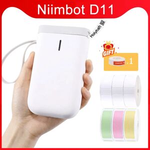 Holyhah Niimbot-Imprimante d'étiquettes thermique sans fil D11  imprimante de poche portable  Bluetooth