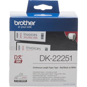 Brother Etiquettes Noir(e) / Bleu / Blanc Original DK-22251