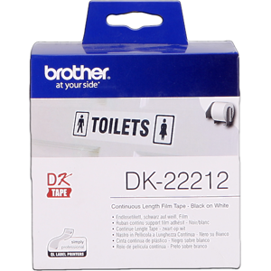 Brother Etiquettes Noir sur blanc Original DK-22212