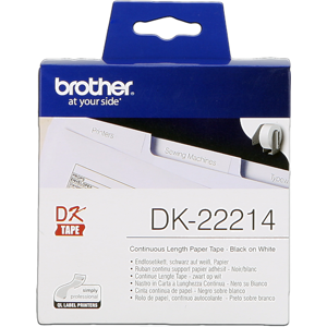 Brother Etiquettes Noir sur blanc Original DK-22214